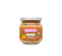 Smileat - Tarrito de Frutas con Melocotón y Frambuesa Para Peques +6 Meses - Sin Azúcar Añadido, Sin Sal, Sin Leche, Sin Huevos - 130g