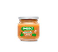 Smileat - Tarrito de Frutas con Pera y Manzana para peques +6 Meses - Sin Azúcar Añadido, Sin Sal, Sin Leche, Sin Huevos - 130g