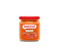 Smileat - Tarrito de Gazpachito con Sandia - Gazpacho para Bebés desde 6 Meses - Verduras y Frutas Ecológicas - con Aceite de Oliva Virgen Extra - sin Sal ni Azúcar Añadido - 190g