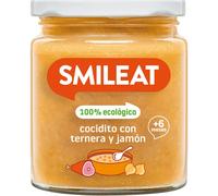 Smileat Tarrito Ecológico Cocidito con Ternera y Jamón 230g