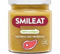 Smileat Tarrito Ecológico de Ternera Verduras 230 g