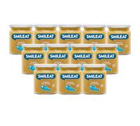Smileat Tarrito Ecológico de Verduras con Merluza, Pack 12 x 220 g | Receta sin gluten, huevo, leche ni sal añadida, recomendada a partir de 6 meses