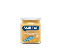 Smileat - Tarrito infantil de Bacalao con Patatas y Verduras - para Peques +6 Meses - Sin Azúcar ni Sal Añadido - Materia Prima de Calidad. Textura Suave y Fácil de Comer - 230g