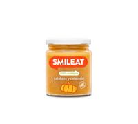 Smileat - Tarrito infantil de Verduras con Calabaza y Calabacín - para Peques +6 Meses - Sin Azúcar ni Sal Añadido - Materia Prima de Calidad. Textura Suave y Fácil de Comer - 230g