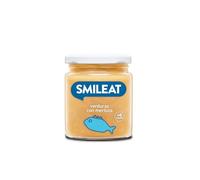 Smileat - Tarrito infantil de Verduras con Merluza - para Peques +6 Meses - Sin Azúcar ni Sal Añadido - Materia Prima de Calidad. Textura Suave y Fácil de Comer - 230g