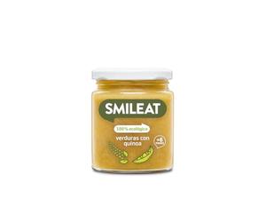 Smileat - Tarrito infantil de Verduras con Quinoa - para Peques +6 Meses - Sin Azúcar ni Sal Añadido - Materia Prima de Calidad. Textura Suave y Fácil de Comer - 230g