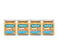 Smileat - Tarritos de Ca-Chi-Tos de Arroz Integral, Salmón y Guisantes - Ecológico, Sin Azúcar Añadido, Sin Sal, Sin Gluten, Sin Leche, Sin Huevos - a Partir de 10 Meses - Pack de 4 x 230 g - 920 g