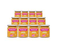 Smileat - Tarritos Ecológicos con Verduras, Ingredientes Naturales, para Bebés desde 6 Meses, Sano y Saludable, sin Gluten, Sabor a Pavo y Verduras - Pack de 12 Tarros x 230 g = 2760 g