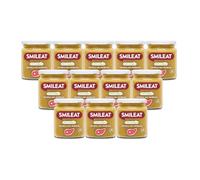 Smileat Tarritos Ecológicos de Ternera con Verduras, Pack 12 x 220 g | Con textura con trocitos y AOVE, sin gluten, huevo ni leche; recomendado para peques desde los 6 meses