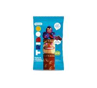 Smileat - TRIBOO Snacks de Fruta sabor Arándano y Manzana - Aperitivo para Niños - Alternativa a Gominolas y Chuches - Ideal para el Cole y Meriendas - 25gr (Paquete de 10)