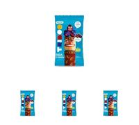 Smileat - TRIBOO Snacks de Fruta sabor Arándano y Manzana - Aperitivo para Niños - Alternativa a Gominolas y Chuches - Ideal para el Cole y Meriendas - 25gr (Paquete de 4)