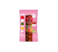 Smileat - TRIBOO Snacks de Fruta sabor Fresa y Manzana - Aperitivo para Niños - Alternativa a Gominolas y Chuches - Ideal para el Cole y Meriendas - 25gr (Paquete de 10)