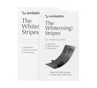 Smilebite The Whitening Strips Tiras blanqueadoras para dientes - Set de 28 unidades - Eficaces y seguras, blanqueamiento dental profesional, blanquean los dientes, blanqueamiento denta