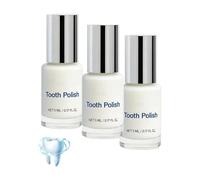 SmileFitPro Esmalte dental, pintura blanqueadora de dientes natural, esmalte con brocha para una sonrisa blanca instantánea, cuidado de dientes blanqueador suave (3PCS)