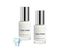 SmileFitPro Esmalte dental, pintura blanqueadora de dientes natural, esmalte con brocha para una sonrisa blanca instantánea, cuidado de dientes blanqueador suave (2PCS)