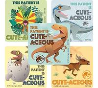 SmileMakers Pegatinas para pacientes de Jurassic World, premios y regalos, 100 unidades por paquete