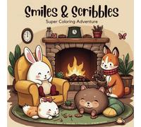 Smiles & Scribbles A Joyful Coloring Adventure: Wholesome Kawaii-Inspired Pages for Kids, Beginners & Anyone Who Loves Simple, Fun Designs to Color and Relax