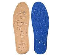Smileshiney Plantillas magnéticas para los pies para hombre, plantillas de alivio de pies, inserto de zapato de masaje, plantillas transpirables que absorben los golpes para aliviar el dolor cansado