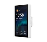 Smilewolf NSPanel Pro Zigbee 3.0 Hubs Matter Gateway 120Tpye Smart Home 120Tpye Panel Termostato Inteligente Consumo de Energía Módulo Interruptor DIY Compatible con Dispositivos eWeLink (Blanco)