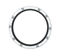 Smiling Donkey - Funda para volante con estampado de burro sonriente, funda elástica gruesa para volante de 15 pulgadas, adecuada para sedanes, SUV y camiones