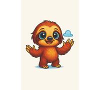 Smiling Sloth Vibes: Fun and cheerful sloth-themed notebook for daily writing or creative adventures.