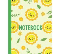 "Smiling Sunshine and Radiant Rays" Composition Notebook 7.5" x 9.25". A Bright and Cheerful Lined Notebook for Writing, Journaling, and Happy Thoughts.