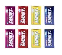 SMINT Mints Mix | 8 latas metálicas con menta | Pastillas de Limón | Fresa | Frutos rojos | Cuidado dental sin azúcar