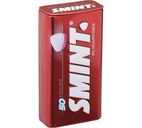 Smint s, sin aliento, mentas sin azúcar, con edulcorantes. Saborizado (fresa o menta), 50 mentas por lata, 12 unidades (fresa)