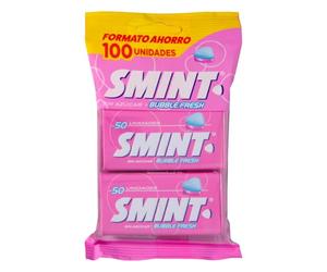 Smint Tin Bubblefresh, Caramelos Comprimidos Sin Azúcar en Pack de 2x35 g