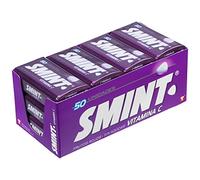 Smint Tin Frutos Rojos, Caramelo Comprimido Sin Azúcar - 12 unidades de 35 gr. (Total 420 gr.)