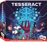 Smirk & Dagger Tesseract - Juego de Mesa de Estrategia cooperativa de 1 a 4 Jugadores, 64 Dados, Tocadiscos giratorios, manipulación de Dados, Poderes únicos del Jugador, un Gran Regalo para Parejas,