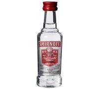 Smirnoff No. 21 Red Vodka, 5cl (pack 12 uds)
