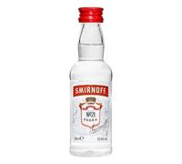 Smirnoff Red No. 21 Vodka Premium Triple Destilado Alkohol 37,5% 50ml