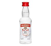 Smirnoff Red No. 21 Vodka Premium Triple Destilado Alkohol 37,5% 50ml