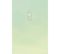 Smiski pastel green kawaii dotted paper notebook: book for school, math, science, art, design 6x9in 100 pages: Great for school, notetaking, studying, journaling