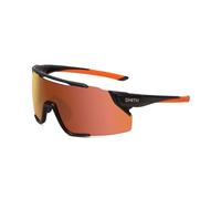 Smith Ataque Revista MTB Gafas de Sol sin Montura Negro Ceniza / CP Espejo Rojo