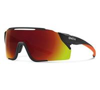 Smith Ataque Revista MTB Gafas de Sol sin Montura Negro Ceniza / CP Red