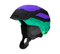 Smith - Cascos esquís hombre - Vantage 2 MIPS Matte Black / Ultraviolet / Emerald City - Talla 51-55 cm - Verde Verde 51-55 cm