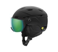 Smith - Cascos esquís niños - Survey Jr MIPS Eu Matte Black Green Mirror - Talla 48-56 cm - Negro Negro 48-56 cm