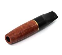 Smith & Frank Briar Wood - Soporte para cigarrillos de 85 mm - 9 mm, compatible con filtro Denicotea, boquilla clásica reutilizable, incluye 10 filtros