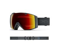 Smith Gafas unisex para adultos I/O para deportes de nieve, marco de pizarra, lente espejo rojo ChromaPop Sun + lente de repuesto de luz baja