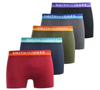 Smith & Jones Boxers Jaspin para Hombre Packs de 5 (BG1746)