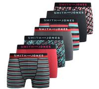 Smith & Jones Boxers Taden Diseños Variados para Hombre Packs de 7 (BG1751)