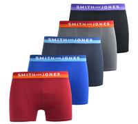 Smith & Jones Boxers Wrenlow para Hombre Packs de 5 (BG1752)