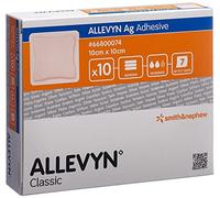 Smith & Nephew Allevyn AG - Apósitos adhesivos (10 x 10 cm, 10 unidades)