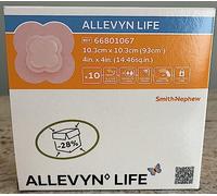 Smith & Nephew Allevyn Vie - Pack de 10 apósitos (10,3 x 10,3 cm)