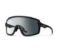 SMITH Optics Wildcat - Gafas de sol deportivas de rendimiento de una sola lente para ciclismo, MTB y más, para hombres y mujeres, negro mate + lente ChromaPop gris fotocromático a transparente