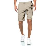 Smith & Solo Pantalones cortos para hombre - Pantalones cortos chinos de algodón, bermudas de verano, pantalones cortos para correr para hombre, pantalones deportivos de entrenamiento, Caqui, S