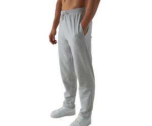 Smith & Solo - Pantalones de chándal para hombre, modernos, de algodón y de corte estrecho, para hacer deporte, para entrenar o para el tiempo libre Gris/recto. XXL