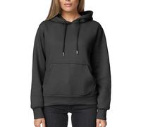 Smith & Solo Sudadera Con Capucha Para Mujer - Larga de Algodón Con Cuello Redondo Slim Fit - Manga Larga Para Ocio y Deporte